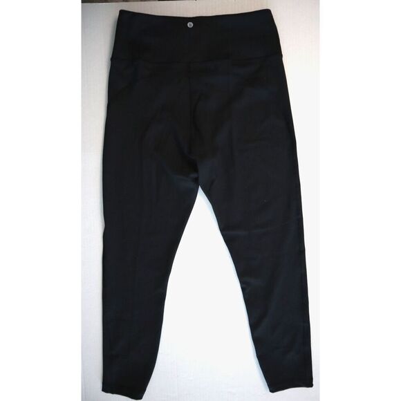 Victoria's Secret 11222522 Women Sz M Black Essential High-Rise Lace-Up Leggings - Picture 2 of 11